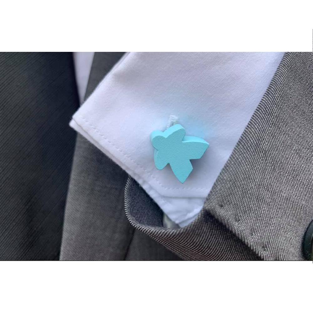 Baby Blue Meeple Cufflinks