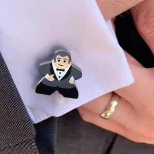 Previous product: Grey-Haired Groom Meeple Cufflink (Single Cufflink)