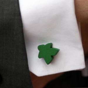 Green Meeple Cufflinks