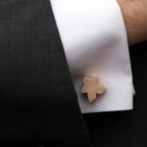 Plain Meeple Cufflinks